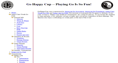 Desktop Screenshot of gohappycup.com