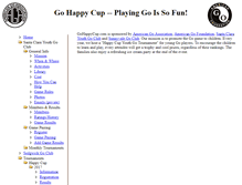 Tablet Screenshot of gohappycup.com